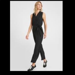 Banana Republic black sleeveless romper